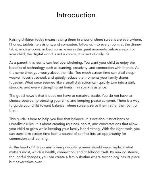 Keep Your Children’s Screen Time Under Control